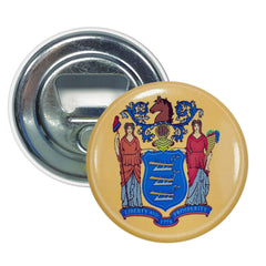 Bottle Opener-Magnet - State Flag New Jersey - USA