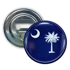 Bottle Opener-Magnet - State Flag South Carolina - USA