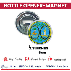 Bottle Opener - Magnet - State Seal South Carolina - USA