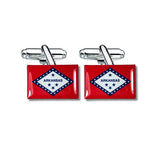 Cufflinks - State Flag - Arkansas - USA