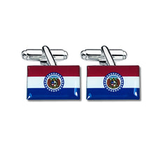 Cufflinks - State Flag Missouri - USA