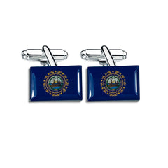 Cufflinks - State Flag New Hampshire - USA