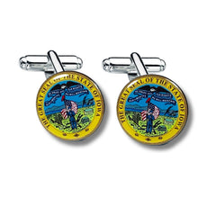 Cufflinks - State Seal Iowa - USA