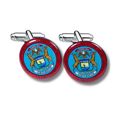 Cufflinks - State Seal Michigan - USA