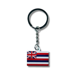 Metal Keychain - State Flag Hawaii - USA