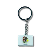 Metal Keychain - State Flag Illinois - USA