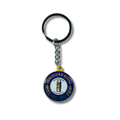 Metal Keychain - State Seal Kentucky - USA