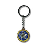 Metal Keychain - State Seal Oklahoma - USA