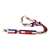 Lanyard - State Flag Iowa - USA - L074