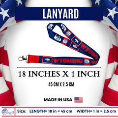 Lanyard - State Flag Wyoming - USA - L104