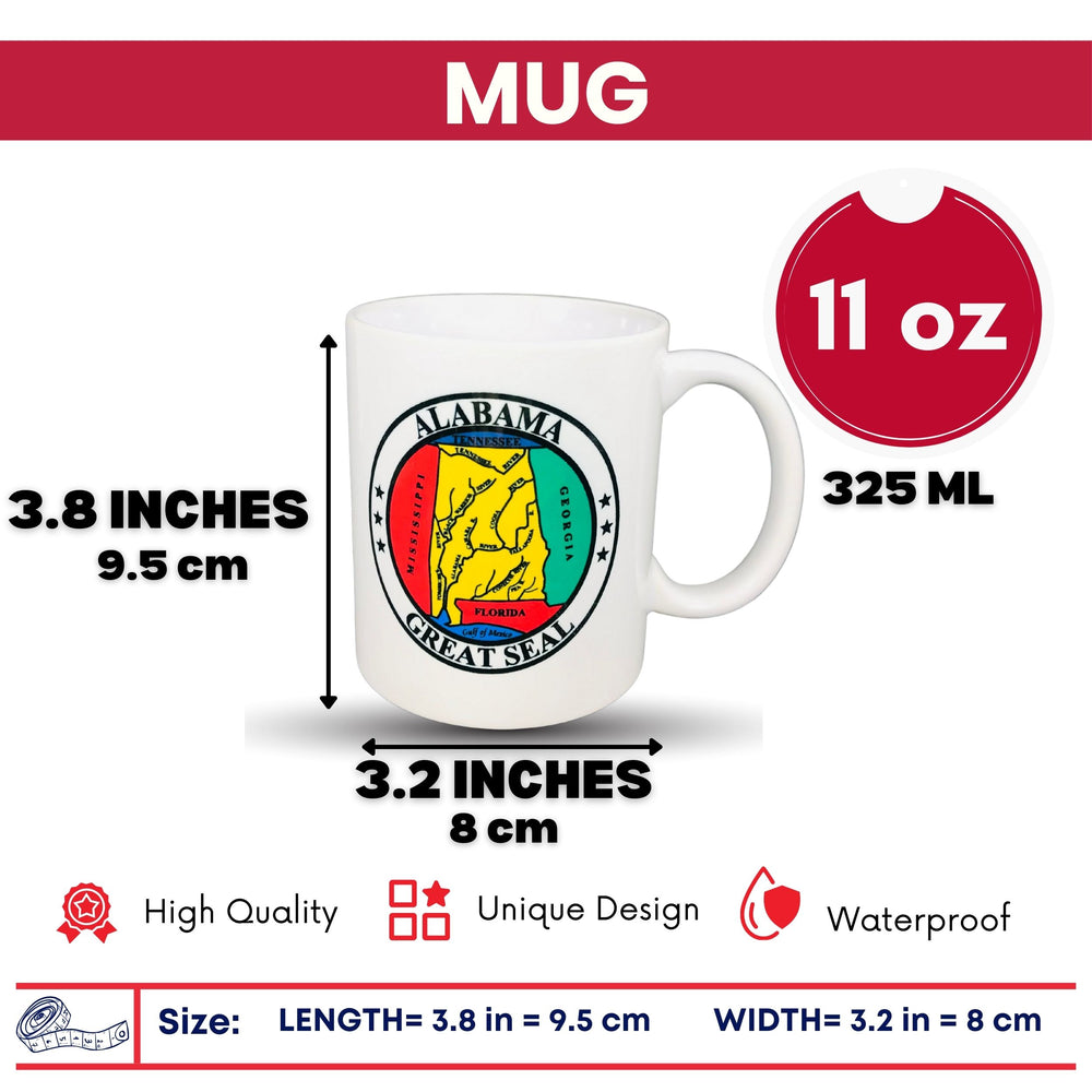 Mug - State Seal Alabama - USA