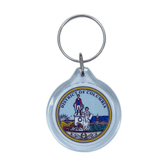 Round Acrylic Keychain - Seal District of Columbia - USA