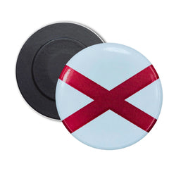 Round Magnet - State Flag Alabama - USA