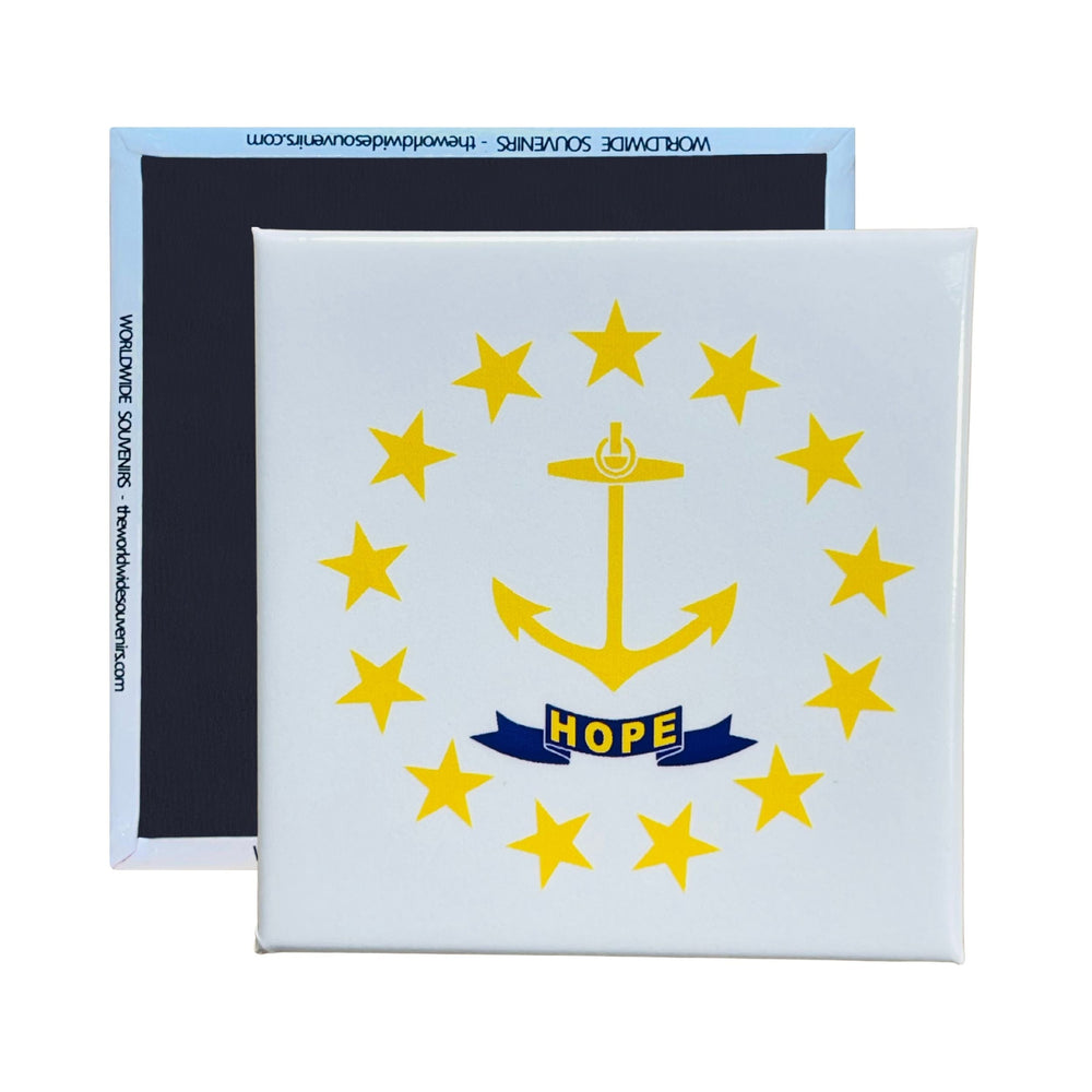 Square Magnet - State Flag ISLAND - USA