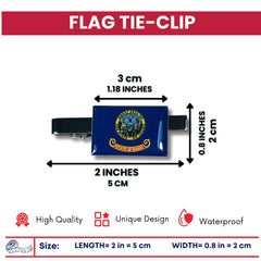 Tie Clip - State Flag Idaho - Usa