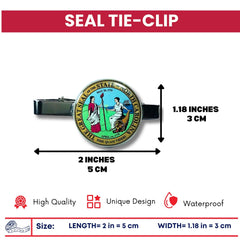 Tie Clip - State Seal North Carolina - USA