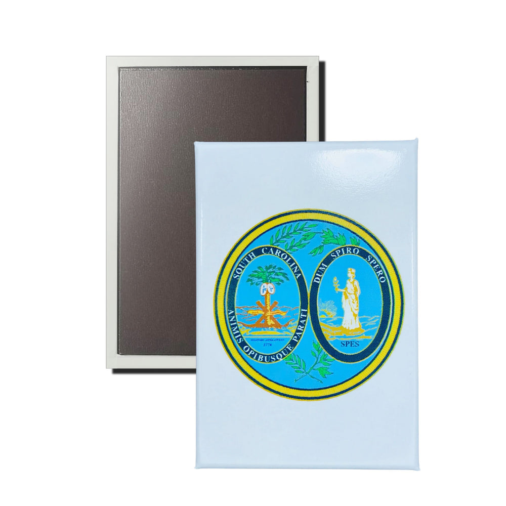 Vertical Magnet - State Seal South Carolina - USA