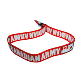 Woven Wristband – Flag Canadian Army – Canadá – P1465