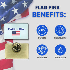 Pin - State Flag North Carolina - USA