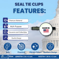 Tie Clip - State Seal Maine - USA