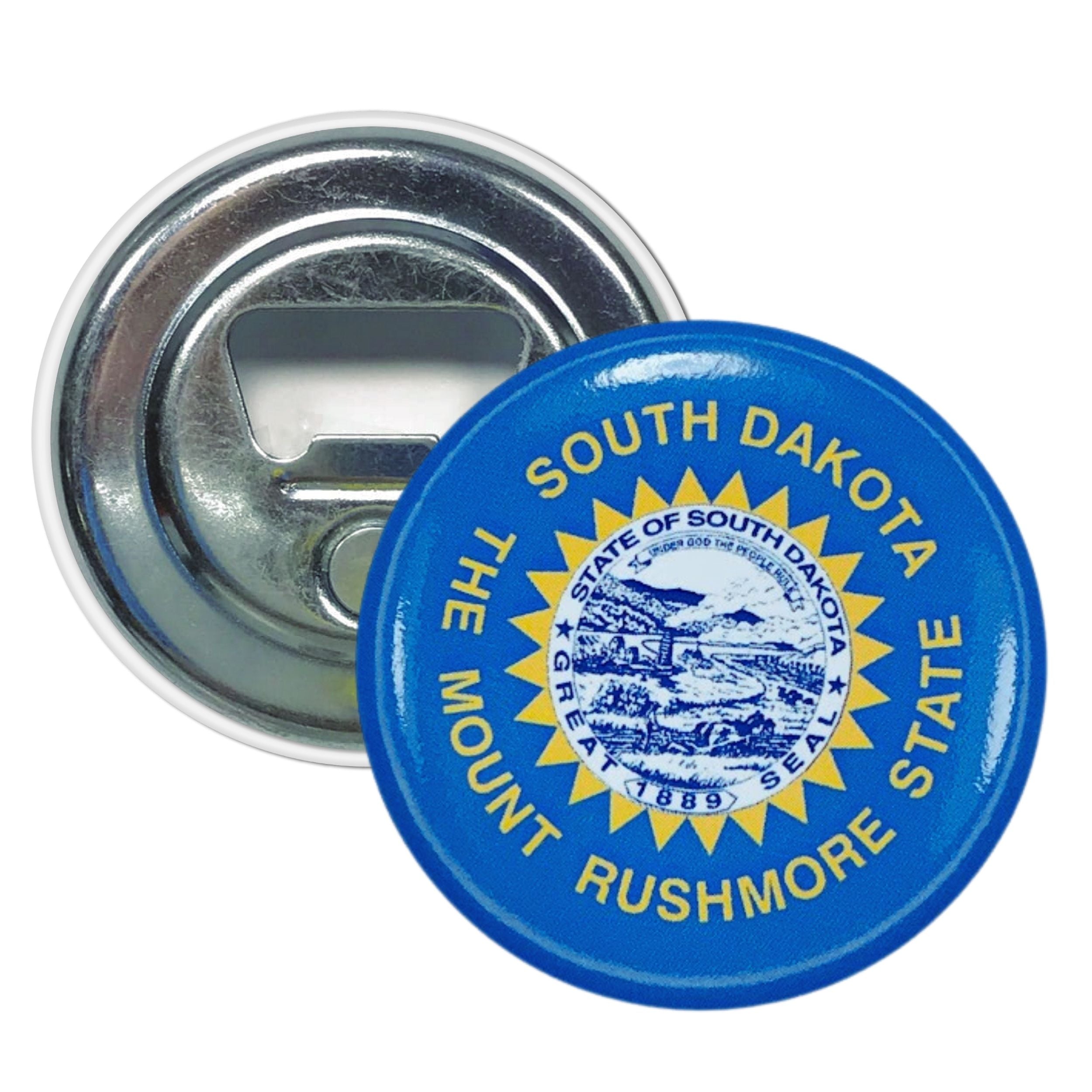 Bottle Opener-Magnet - State Flag South Dakota - USA