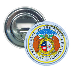 Bottle Opener - Magnet - State Seal Missouri - USA