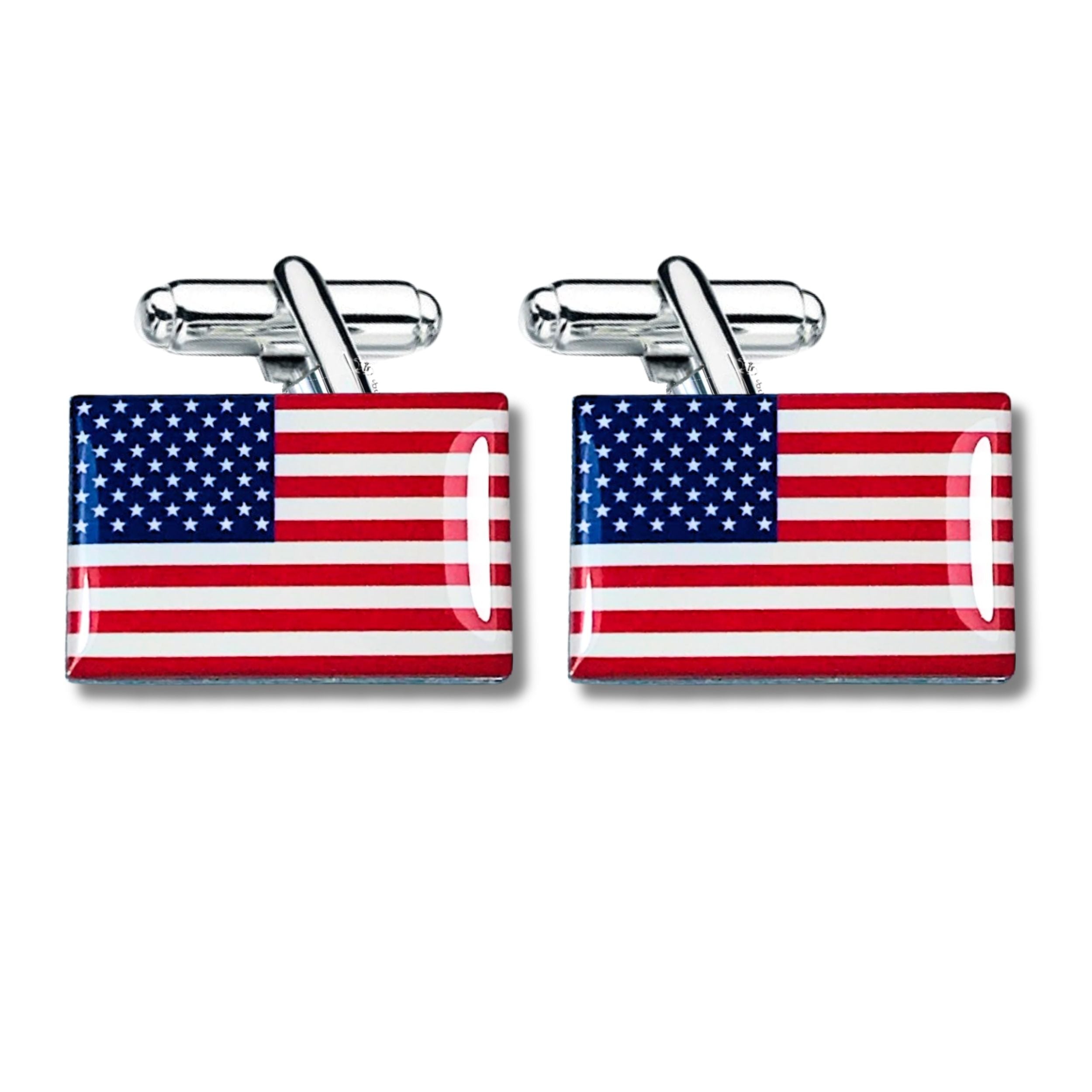 Cufflinks - Flag United States - USA
