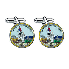 Cufflinks - State Seal District of Columbia - USA
