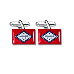 Cufflinks - State Flag - Arkansas - USA