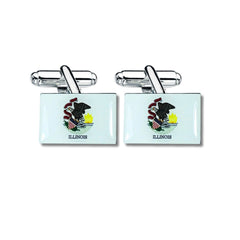 Cufflinks - State Flag - Illinois USA