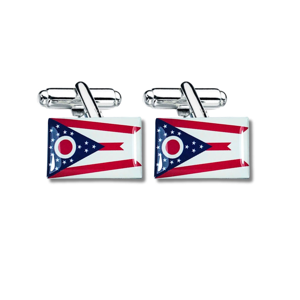 Cufflinks - State Flag Ohio - USA