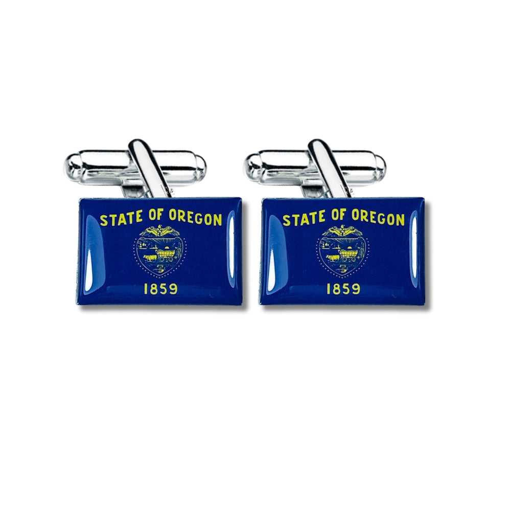 Cufflinks - State Flag Oregon - USA