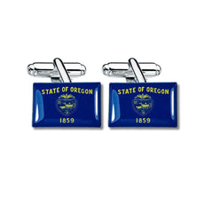 Cufflinks - State Flag Oregon - USA
