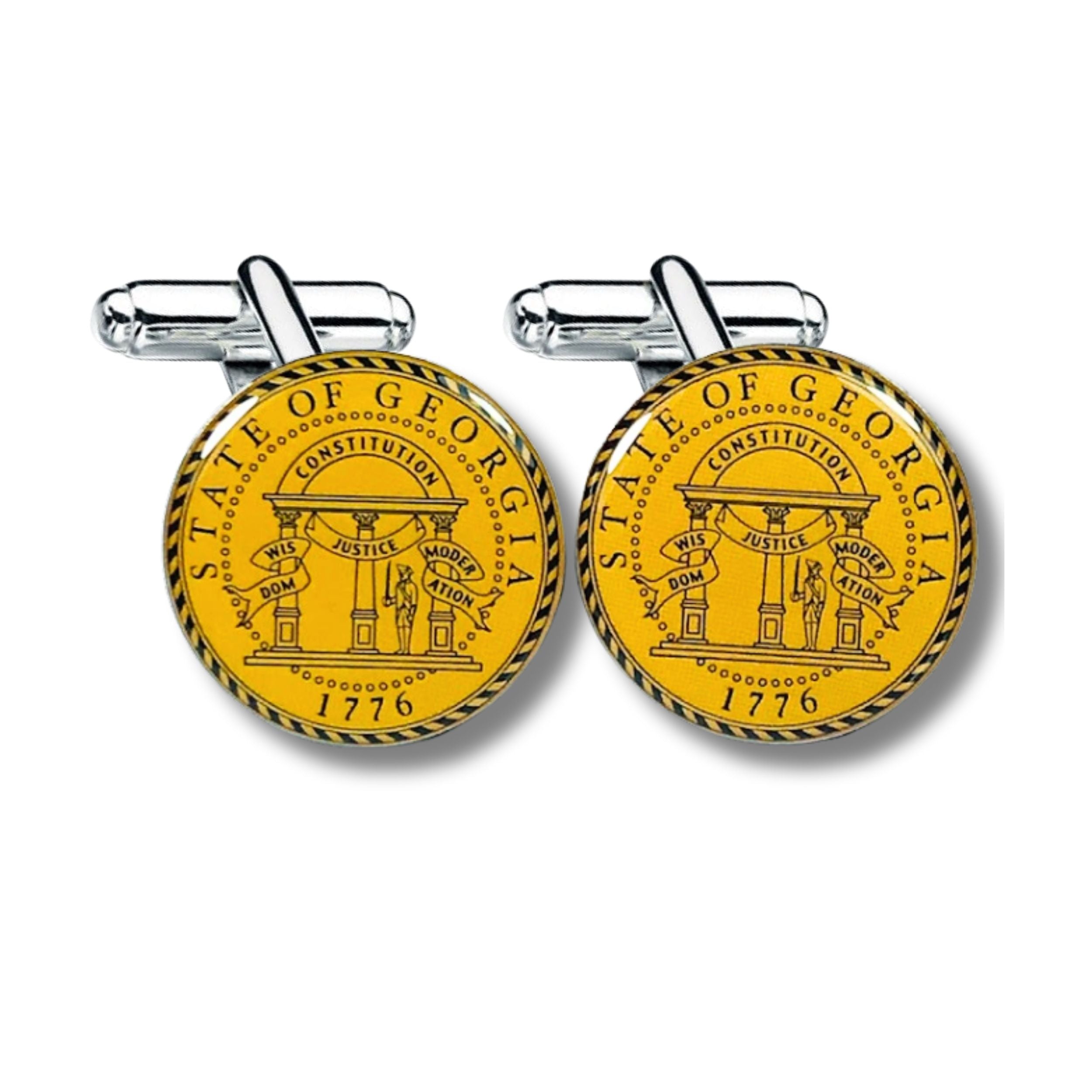 Cufflinks - State Seal Georgia - USA