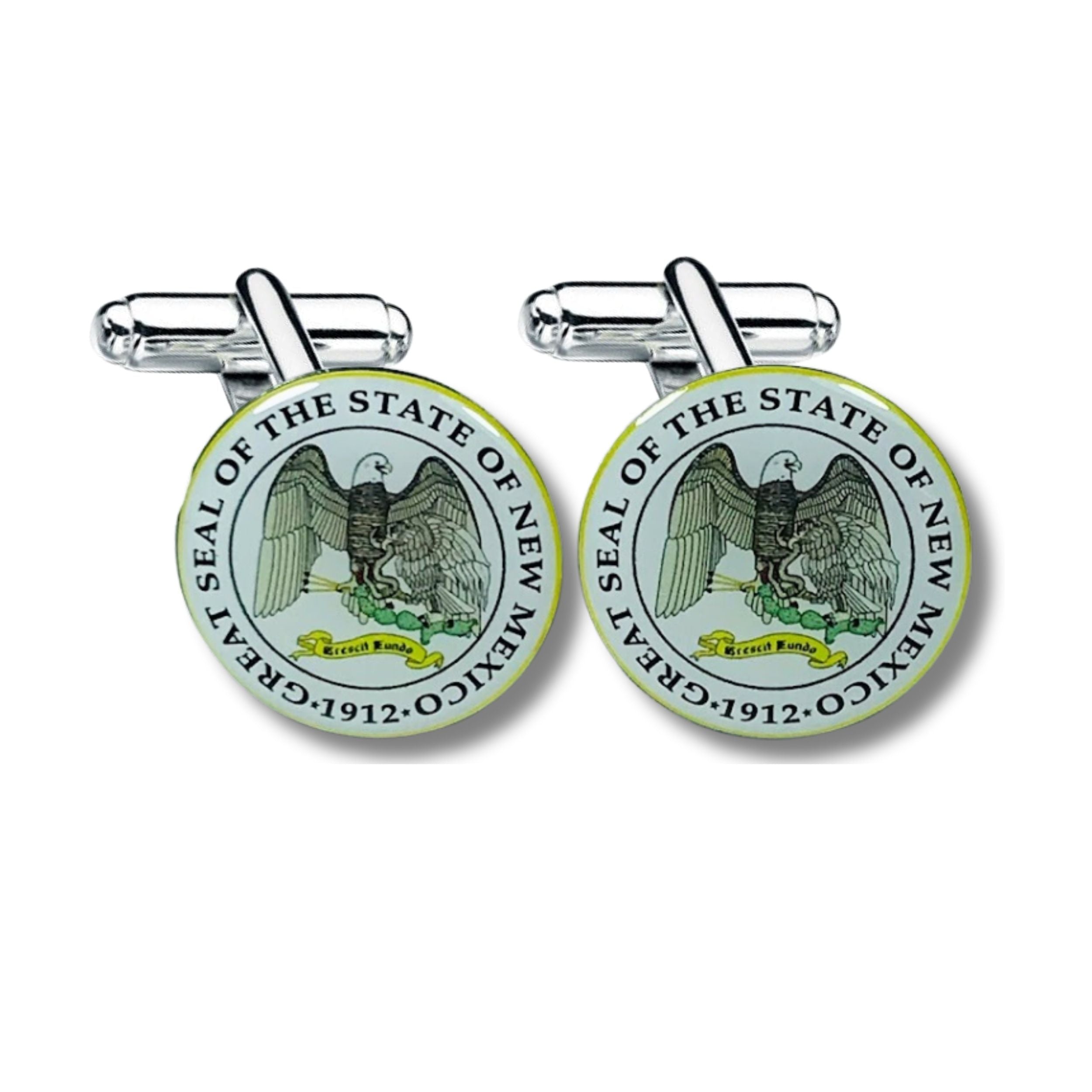 Cufflinks - State Seal New Mexico - USA