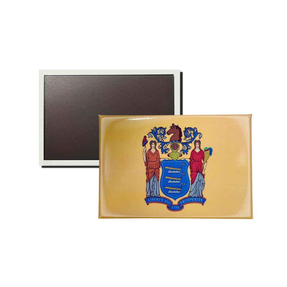 Horizontal Magnet - State Flag New Jersey - USA