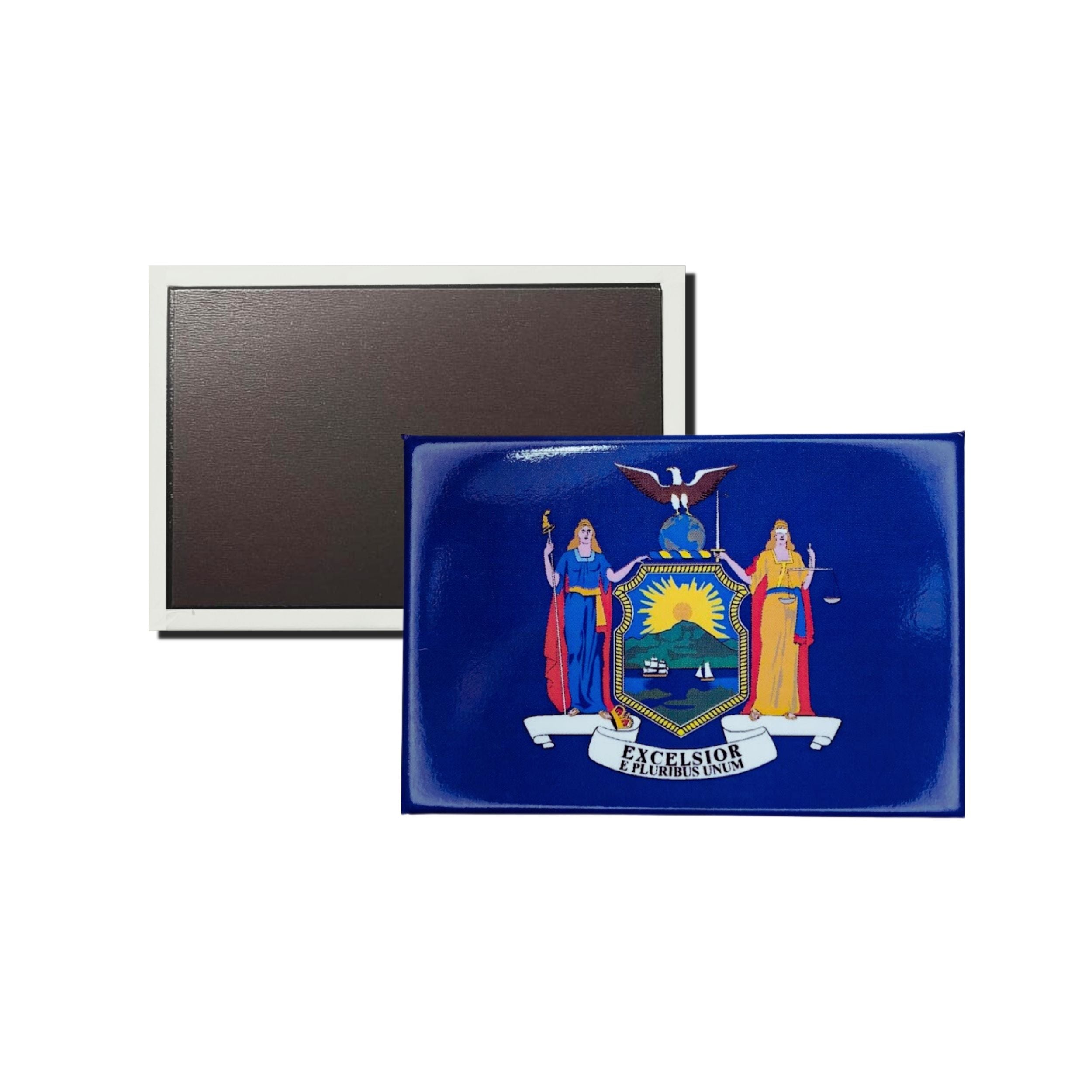 Horizontal Magnet - State Flag New York - USA