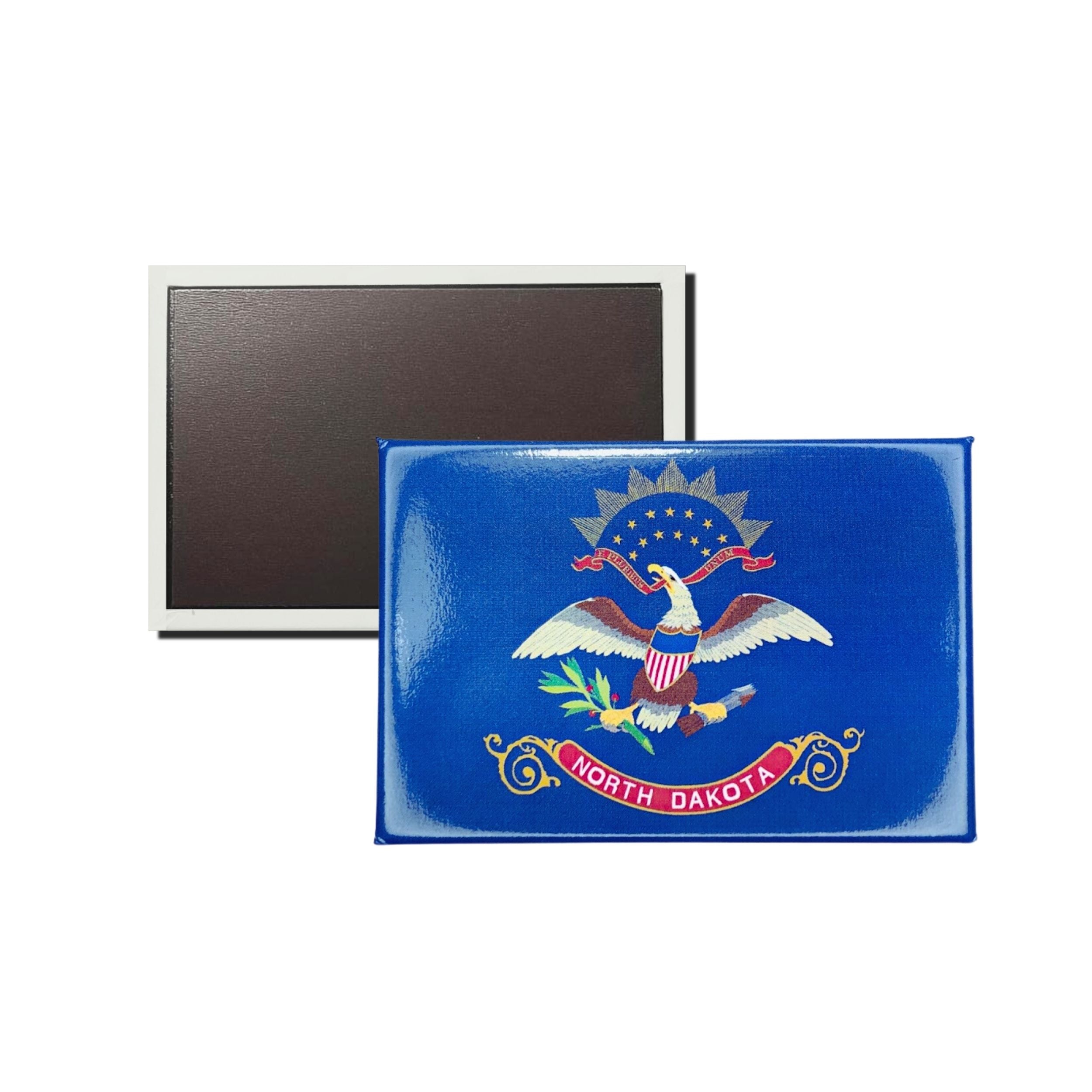 Horizontal Magnet - State Flag North Dakota - USA