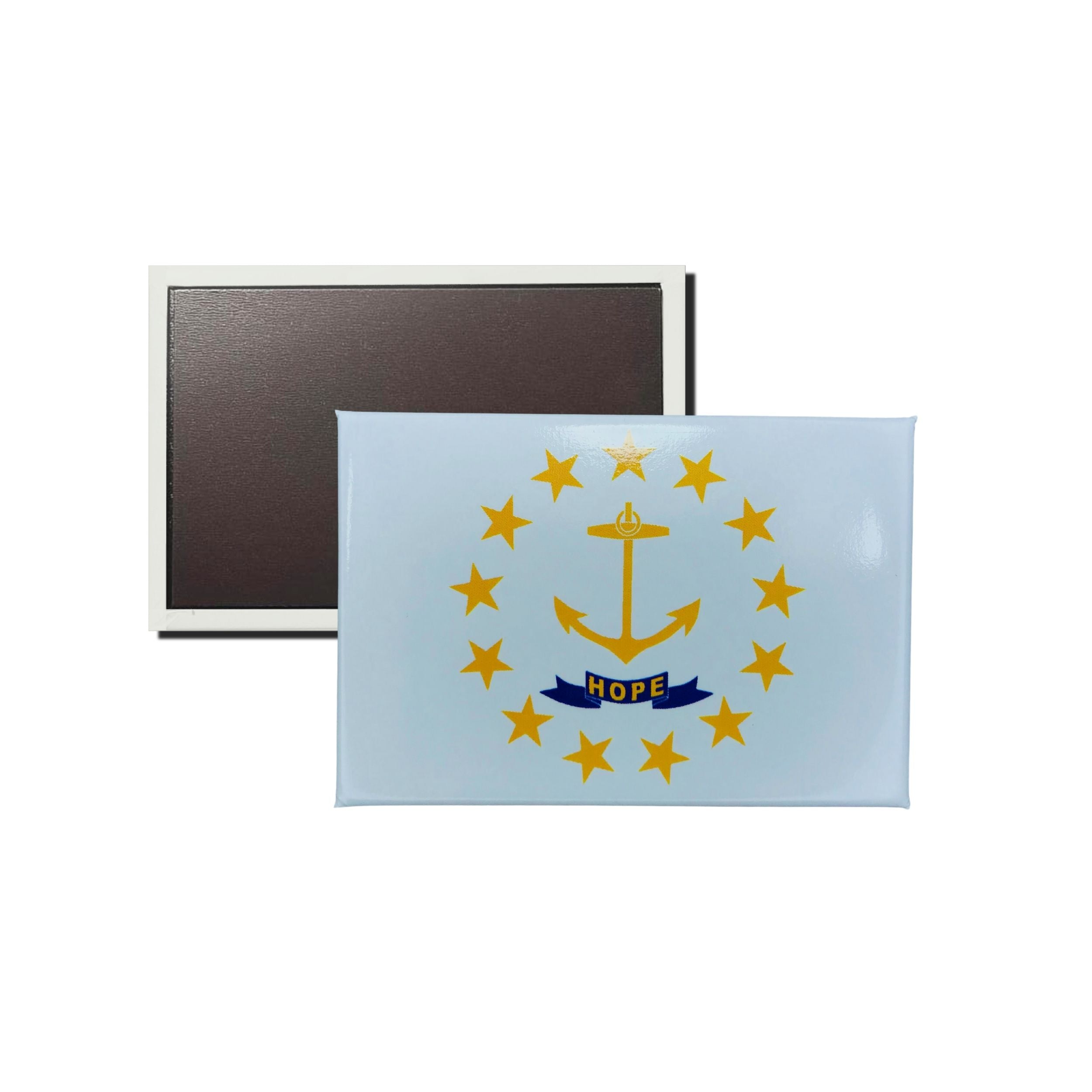 Horizontal Magnet - State Flag Rhode Island - USA
