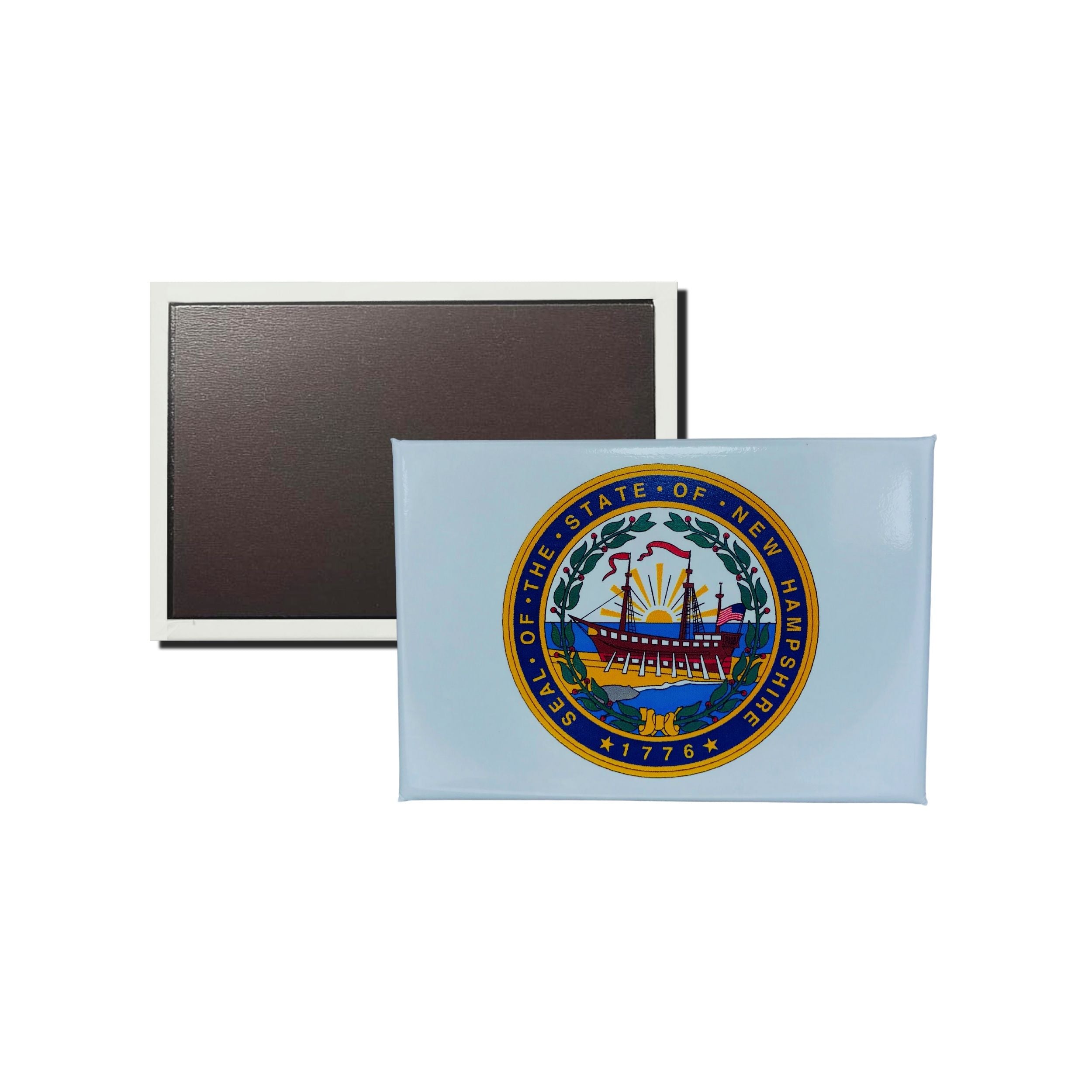 Horizontal Magnet - State Seal New Hampshire - USA