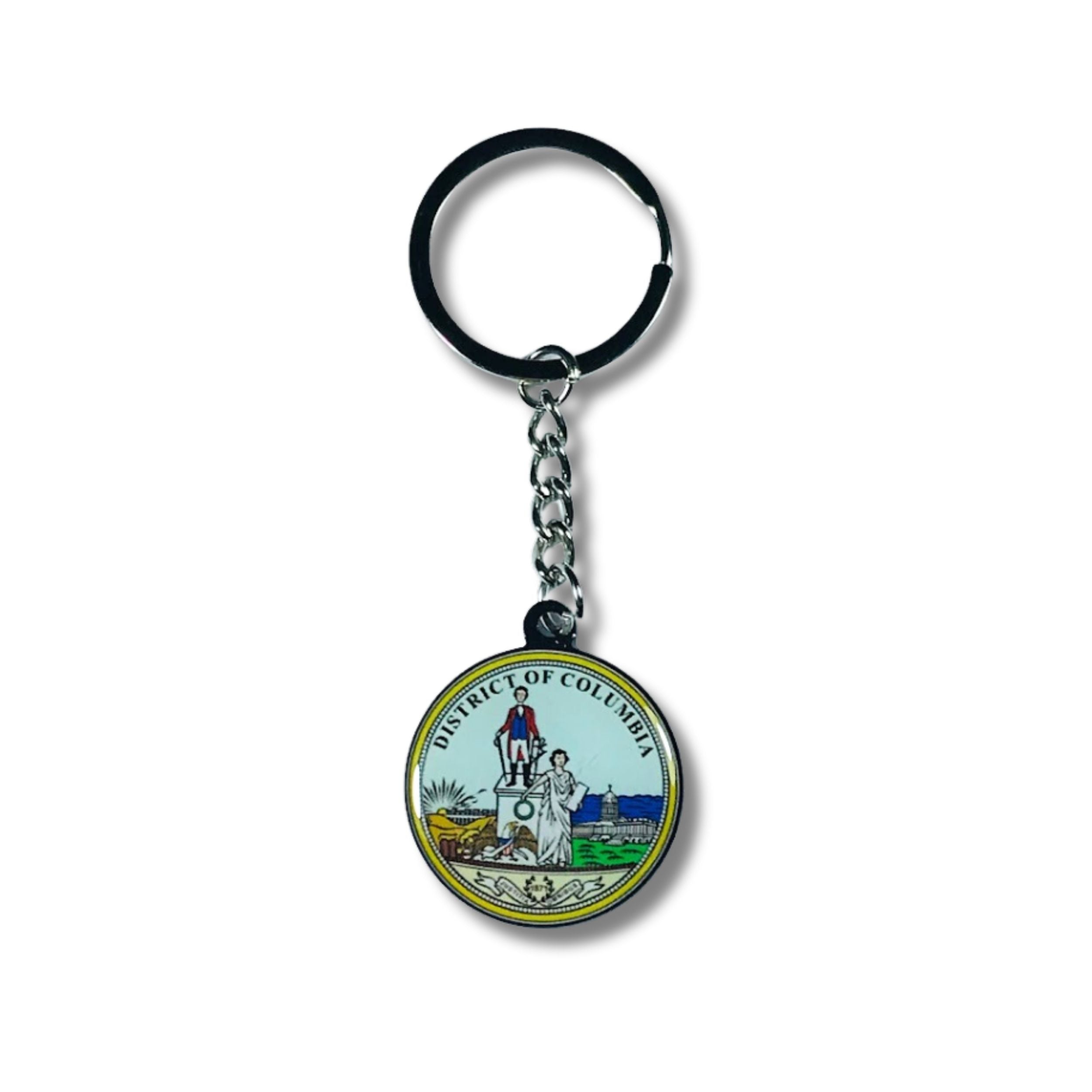 Metal Keychain - Seal District of Columbia - USA