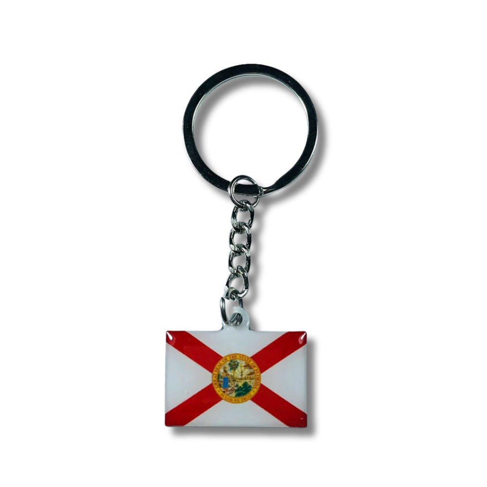 Metal Keychain - State Flag Florida - USA