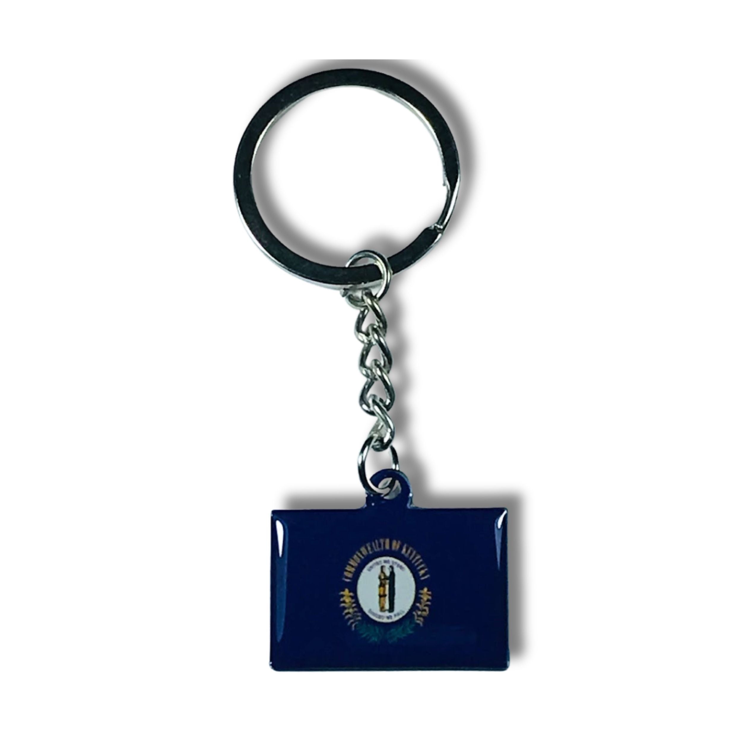 Metal Keychain - State Flag Kentucky - USA