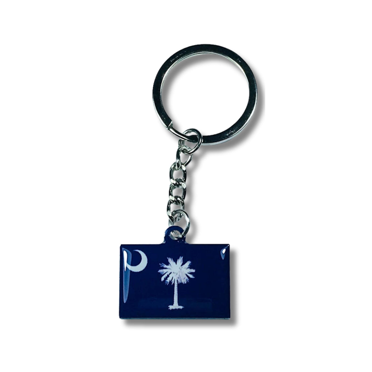 Metal Keychain - State Flag South Carolina - USA