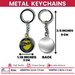 Metal Keychain - State Seal Oregon - USA