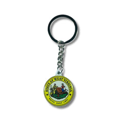 Metal Keychain - State Seal West Virginia- USA