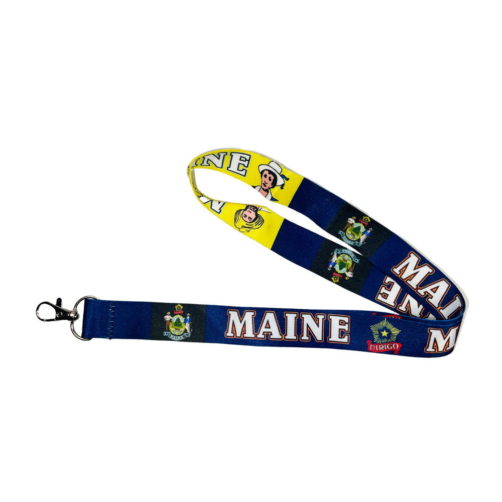 Lanyard - State Flag Maine - USA - L089