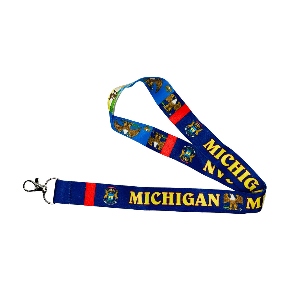 Lanyard - State Flag Michigan - USA - L078