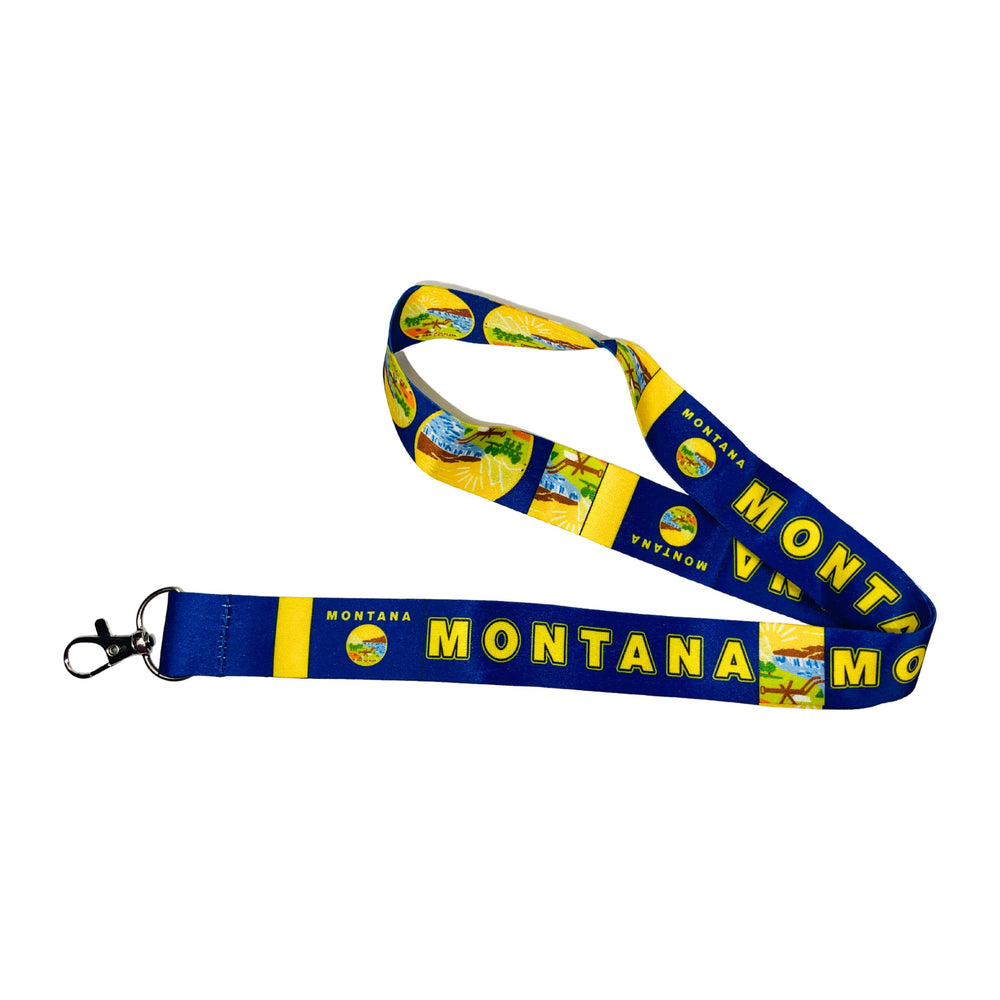 Lanyard - State Flag Montana - USA - L082