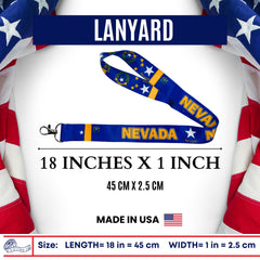 Lanyard - State Flag Nevada - USA - L083
